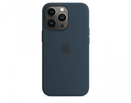 Чехол Apple Silicone Case with MagSafe для iPhone 13 Pro Abyss Blue (MM2J3)