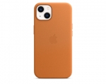 Чохол Apple Leather Сase with MagSafe для iPhone 13 Golden B...