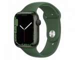 Apple Watch Series 7 GPS 41mm Green Aluminum Green Sport Ban...