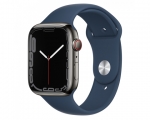 Apple Watch Series 7 GPS + Cellular 41mm Graphite Stainless ...