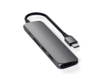 Хаб Satechi Aluminum USB-C Slim Multi-Port Adapter 4K V2 Spa...