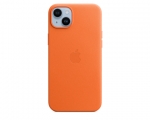 Чохол Apple Leather Сase with MagSafe для iPhone 14 Orange (...