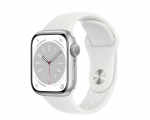 Apple Watch Series 8 GPS 41mm Silver Aluminum case with Whit...