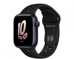 Apple Watch Nike Series 8 GPS 41mm Midnight Aluminum case wi...