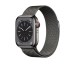 Apple Watch Series 8 GPS + Cellular 41mm Graphite Stainless ...
