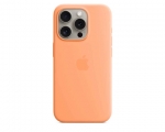 Чохол Apple Silicone Case with MagSafe для iPhone 15 Pro Ora...
