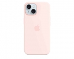 Чохол Apple Silicone Case with MagSafe для iPhone 15 Light P...