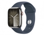 Apple Watch Series 9 GPS + Cellular 41mm Silver Stainless St...
