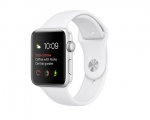 Apple Watch 38mm Series 1 Silver Aluminum Case with White Sp...