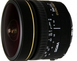 Объектив SIGMA 8 mm f3,5 EX DG Circular Fisheye for Canon